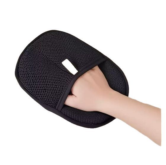 2-in-1 Pet Grooming Glove — Deshedding & Hair Remover Mitt for Dogs, Cats & Small Pets
