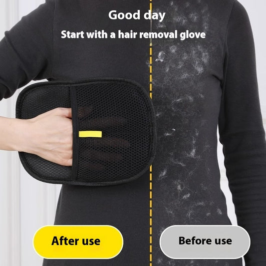 2-in-1 Pet Grooming Glove — Deshedding & Hair Remover Mitt for Dogs, Cats & Small Pets